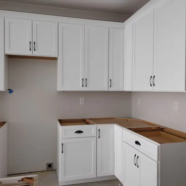 Custom wood trim and molding detail in living area