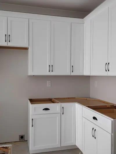 Custom wood trim and molding detail in living area
