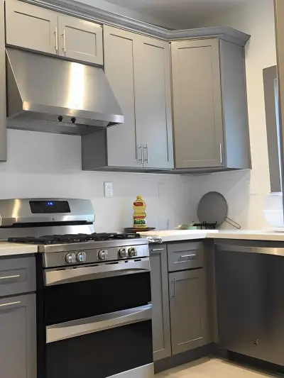 Bathroom gut renovation with new fixtures and tile